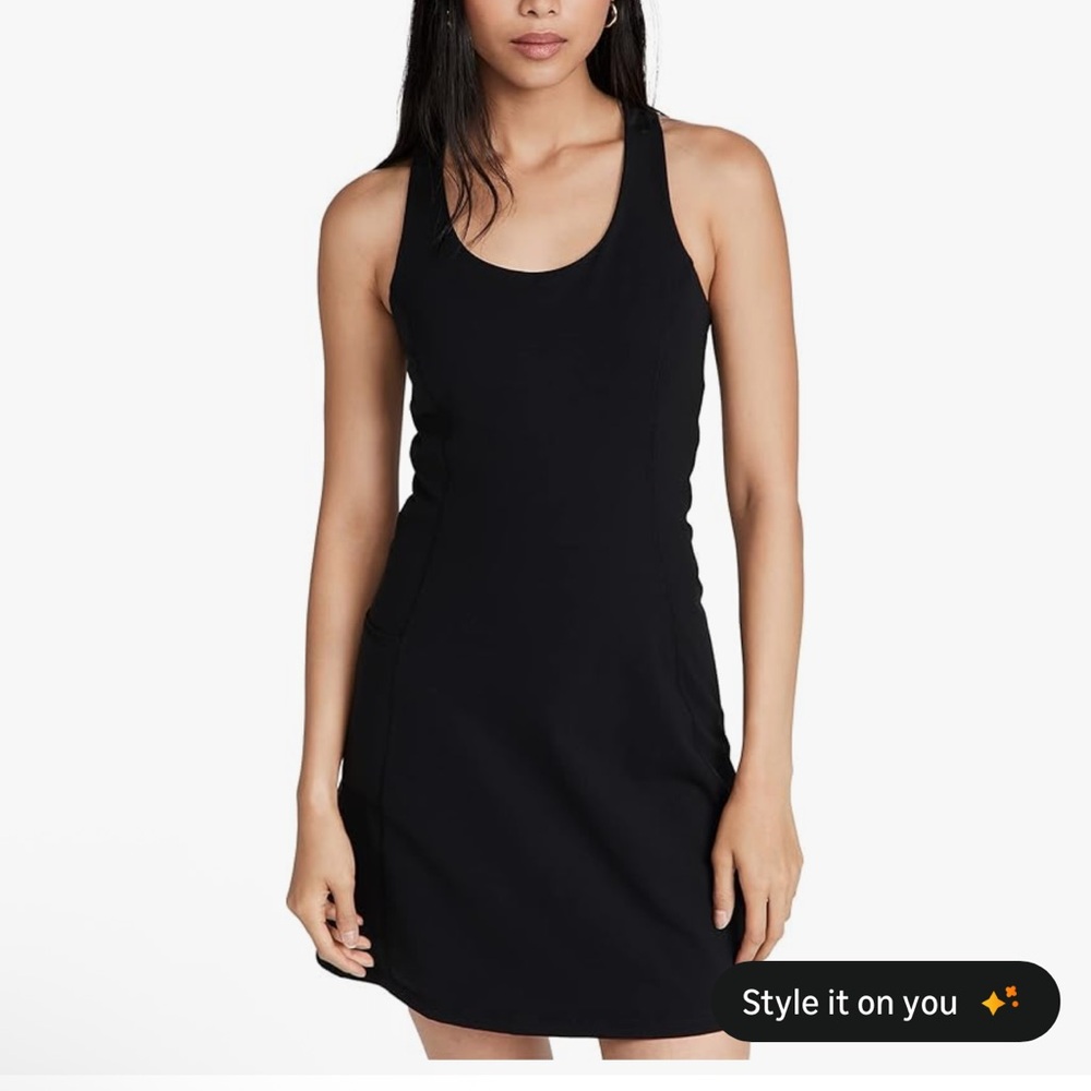 Sweaty Betty new with tag nwt Black Sleeveless Dress $118